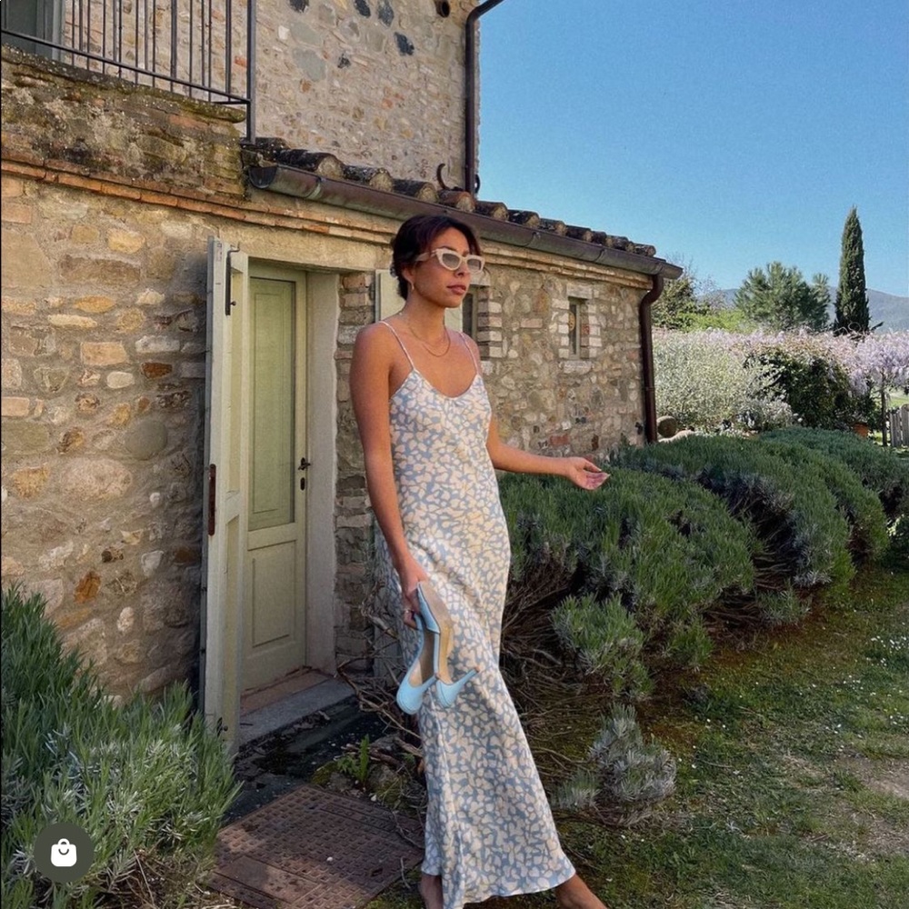 Resa Lily Slip in Sky Size Small